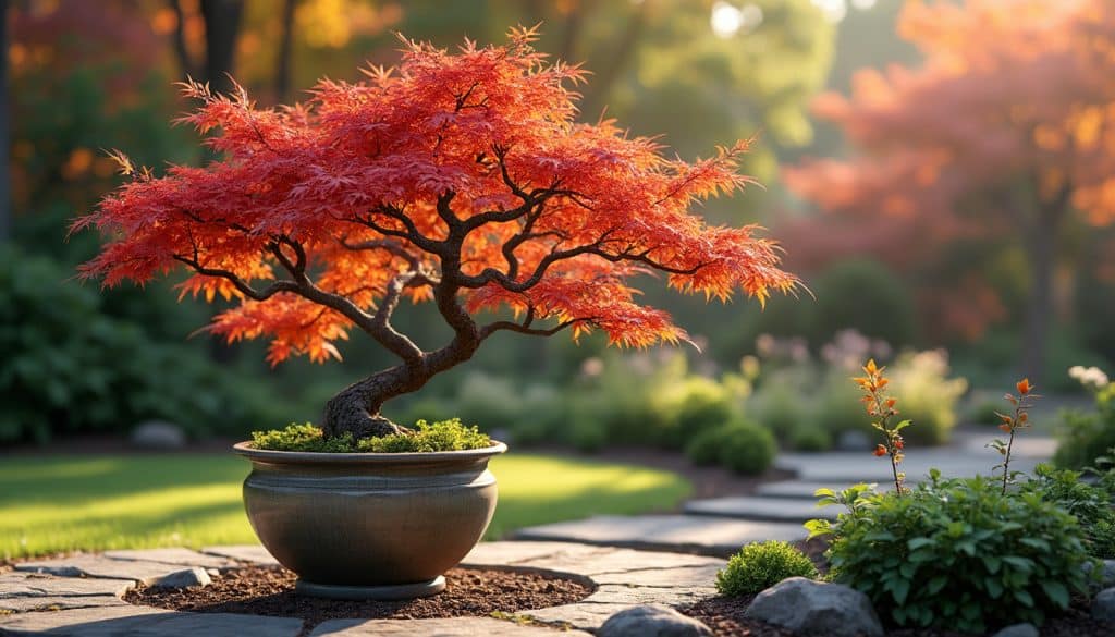 Plantation erable du japon en pot : les repères de coût et de durée