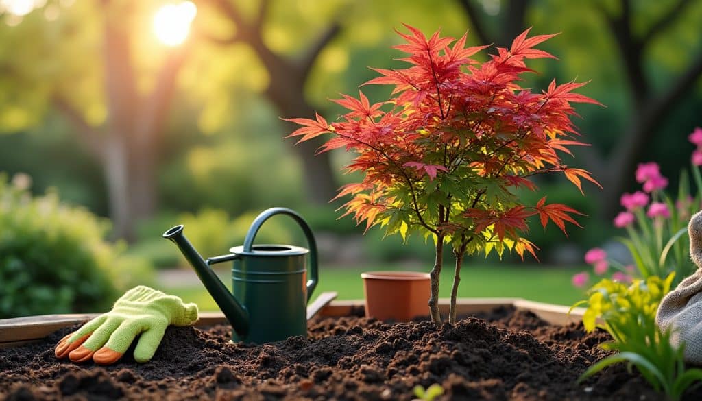 Quand planter un érable du japon en pleine terre : méthode et matériel