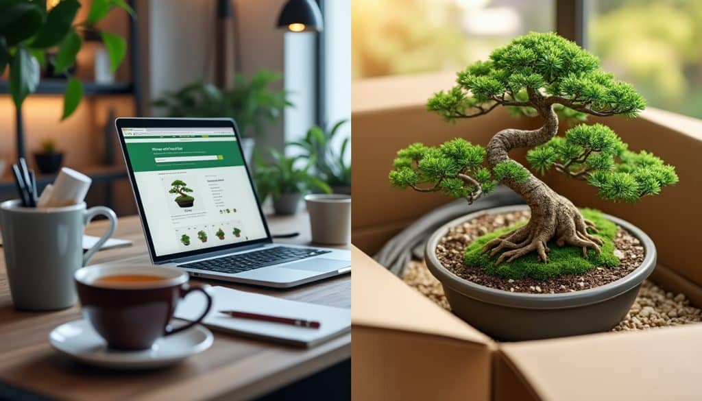 Acheter un bonsaï en ligne : ce que la livraison implique