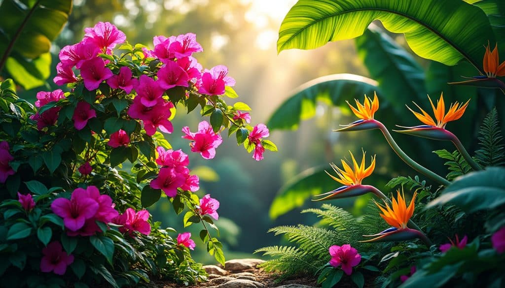 Bougainvillier et espèces tropicales : la lumière avant tout